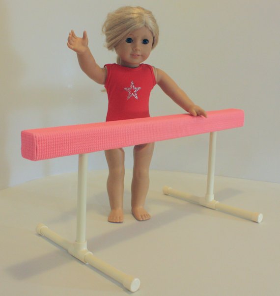 Balance Beam for American Girl Doll or 18 inch Doll