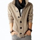 Stylish Men's Casual Turtleneck Sweater