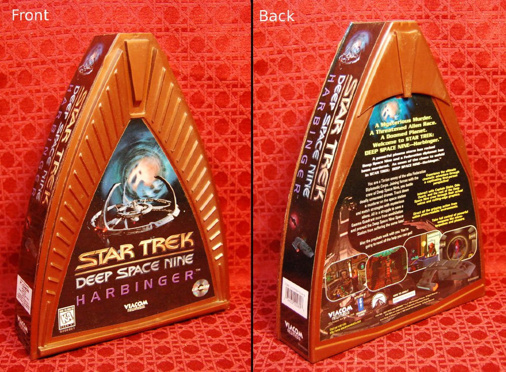 EMPTY BOX Deep Space 9 Game Harbinger