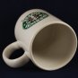 Vint Starbucks White Ceramic Coffee Mug Cup Green Black Mermaid Siren Catalina