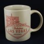 Las Vegas Ceramic Coffee Mug Cup White Pink Sign Welcome Fabulous Nevada