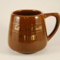 Vintage brim Taste Aroma Quality Ceramic Brown Coffee Mug Cup