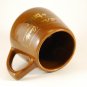 Vintage brim Taste Aroma Quality Ceramic Brown Coffee Mug Cup
