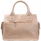 Alexandra Jordan Creamy Beige Leather Tote