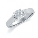 Platinum Solitaire Diamond Bridal Engagement Ring