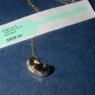 BEAUTIFUL AMETHYST DIAMOND AND GOLD NECKLACE - BRAND NEW - RETAIL $639.00 - SUPER SALE !