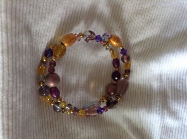 Purple/Gold Bracelet