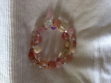 Pink Cotten Bracelet