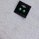 Green Pearl Earrings