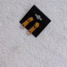 Yellow Zipper Earrings