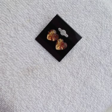 Topaz Heart Earrings