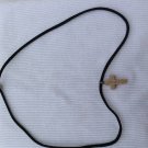 Creme Cross Necklace