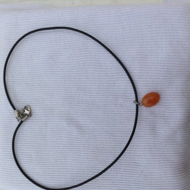 Orange Round Necklace