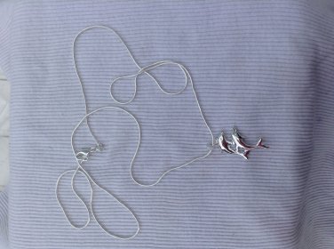 Silver Dolphin Necklace