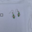 Green Moon Earrings