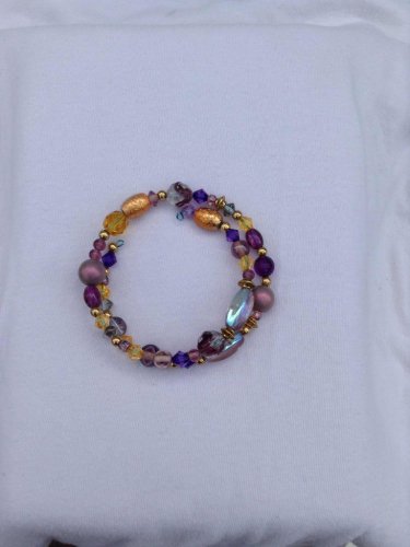 Multi Color Purple Bracelet