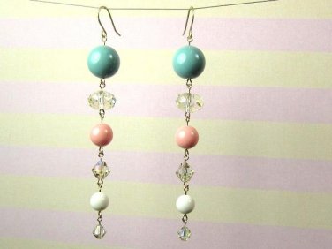 Triple long Earrings
