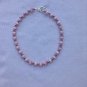 Pink ankle bracelet