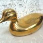 Solid Brass Duck Figurine