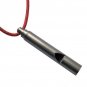 Titanium Whistle, w/Cord