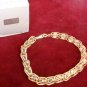 Avon Goldtone Captured Facets Bracelet Large - (vintage)