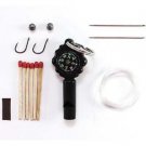 Survival Kit, Black w/Water Proof Case