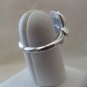 Avon Vintage Abalone Silvertone Fitted Ring 7-8