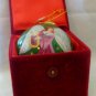 Avon Hand Painted Angel Ornament w/ Red Velvet Case