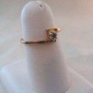 Avon Birthstone Ring Aquamarine March Stackable Size 7