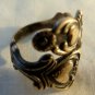 Avon Sterling Silver Heart Spoon Vintage Ring Size 8