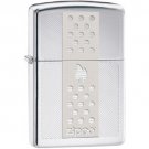 High Polish Chrome, Engraved, Zippo Logo