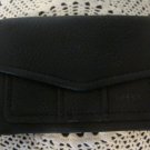 Fossil Black Coin Purse Leather Wallet Vintage