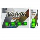 New 3 ball 2018 Volvik Vivid Matte Green golf balls
