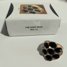 Avon Far Away Goldtone Ring Size 10