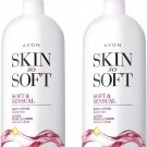 AVON SKIN SO SOFT & SENSUAL BODY LOTION BONUS SIZE 33.8 FL (2 Lotion) w/ 2 PUMPS