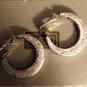 Avon Loop Clip On Earrings Silver Tone Hoops