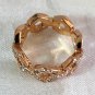 Avon Goldtone Linked Ring Size 6