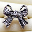 Avon Embellished Bow Ring Size 10