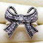 Avon Embellished Bow Ring Size 10