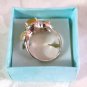 Avon Yellow Stone Womans Ring Size 8.5