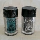 NYX Glitter Blue GLI 03 & Light Purple Violet GLI 12