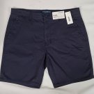 Croft & Barrow Cargo Shorts Mens 36" Mid Rise Navy Blue Hiking Outdoor - (NEW)