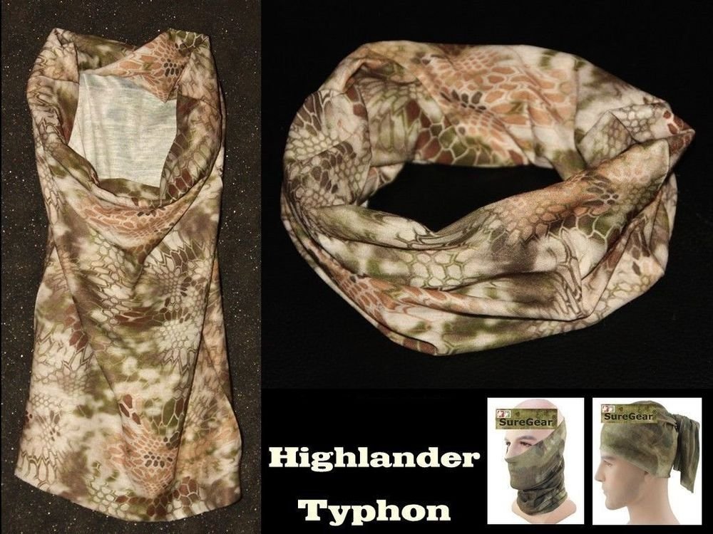 HIGHLANDER TYPHON Face Mask Multi Headwear Motley Tube Neck Gaiter