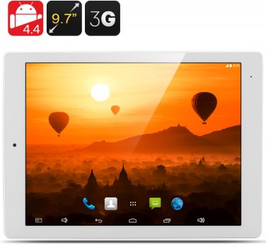 9.7 Inch E-Ceros Revolution 2 3G Tablet - 2048x1576, Quad Core 1.8GHz, 2GB RAM, 32GB  (White)