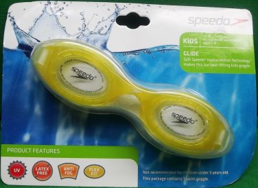 NEW Speedo Glide Goggles Swimming Goggles Kids ages 3-8 Swim Goggle UV Speed Fit