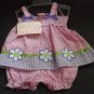 Girls Mon Petit Baby Dress and Bloomers 3/6 Months NWT