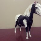 BREYER MOLDING CO. BLACK & WHITE  HORSE 6  INCHES TALL X 8 INCH LONG