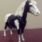 BREYER MOLDING CO. BLACK & WHITE HORSE 6 INCHES TALL X 8 INCH LONG