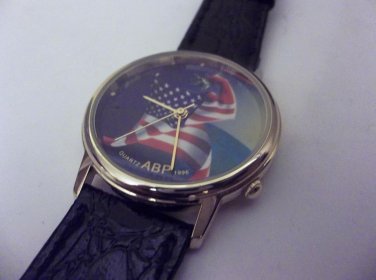 American Flag Flexing Muscle Wrist Watch by Top Hat