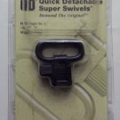 Uncle Mike's 1461-2 Quick Detach Swivels Only Black For 1" Rifle Slings 10/22